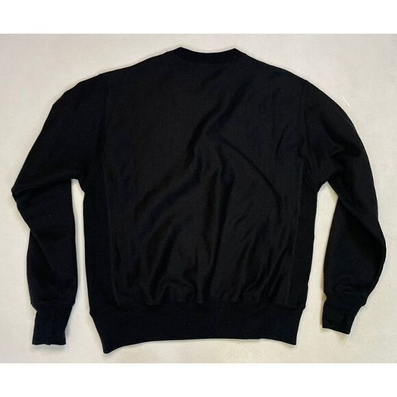 Champion Reverse Weave Horizon Logo Promo Sweatshirt Men Medium Black - Picture 3 of 5